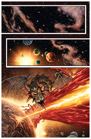 The Burner Comic Book Interior Page